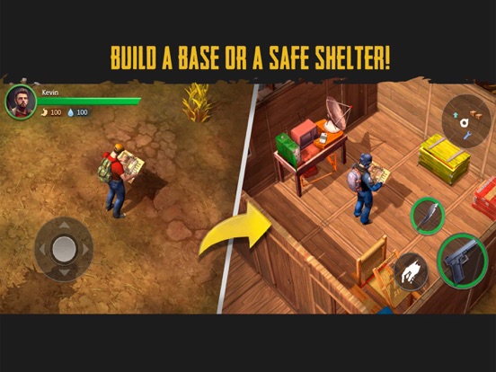 Tangkapan skrin Live or Die: Zombie Survival iPad 