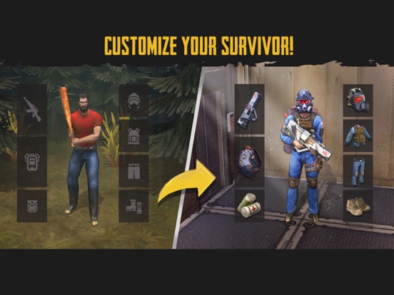 Tangkapan skrin Live or Die: Zombie Survival iPad 