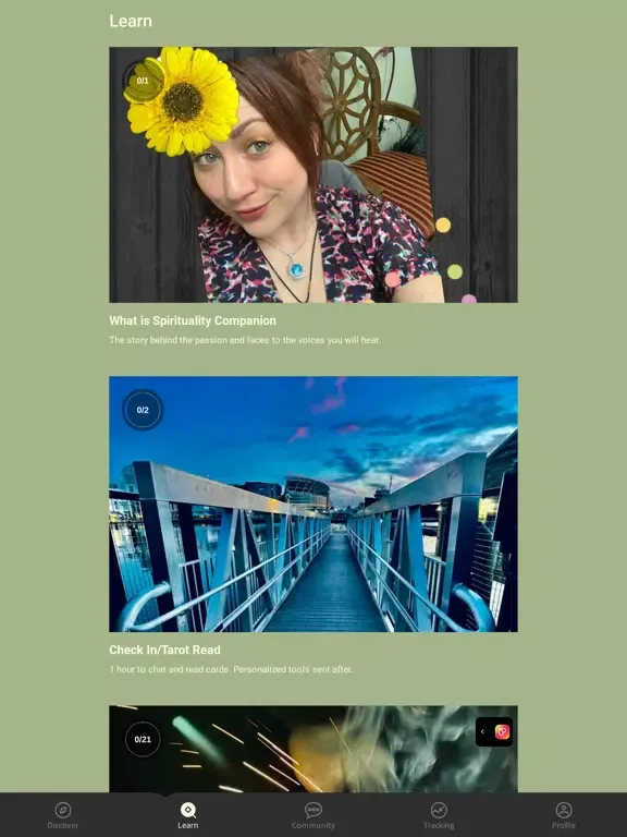 Capturas de tela do Spirituality Companion iPad 