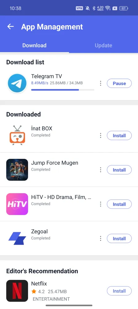 Tangkapan layar Apkhub