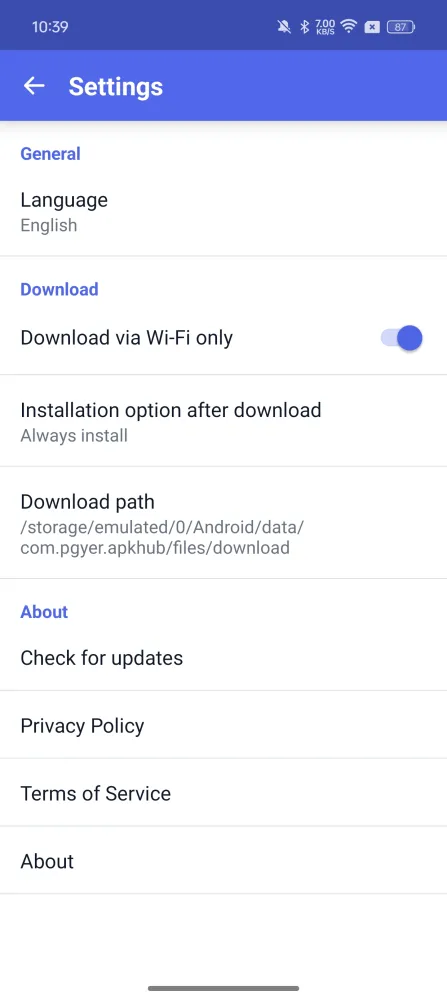 Tangkapan layar Apkhub