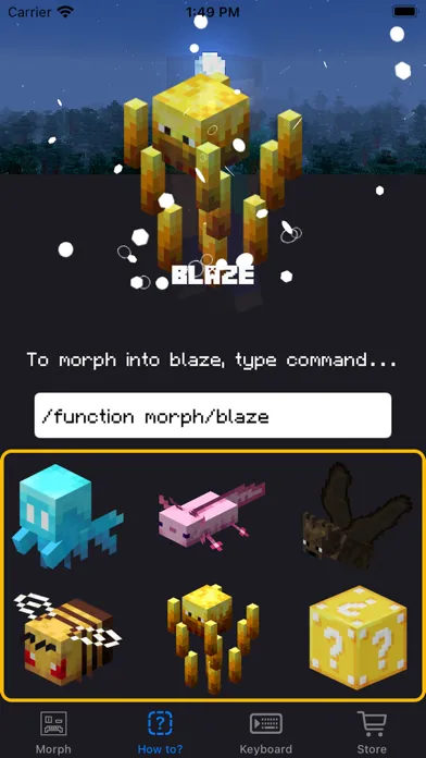 Morph Mods for Minecraft •应用截图