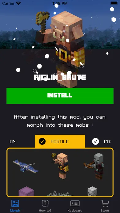 Morph Mods for Minecraft •应用截图