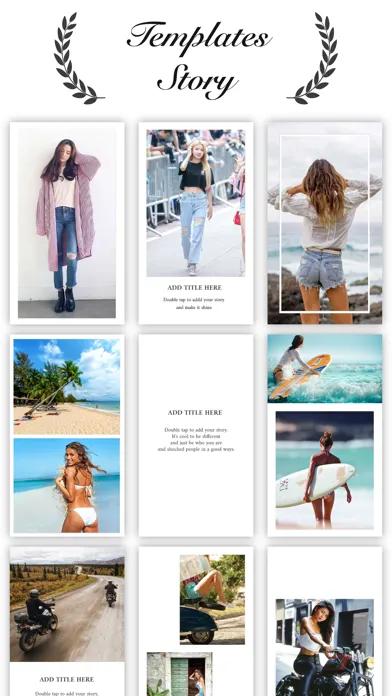 ภาพหน้าจอของ Story Templates - Photo Editor