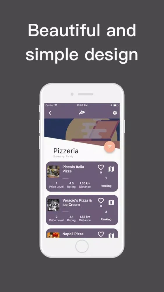 Nearby - Restaurant Finder Screenshots