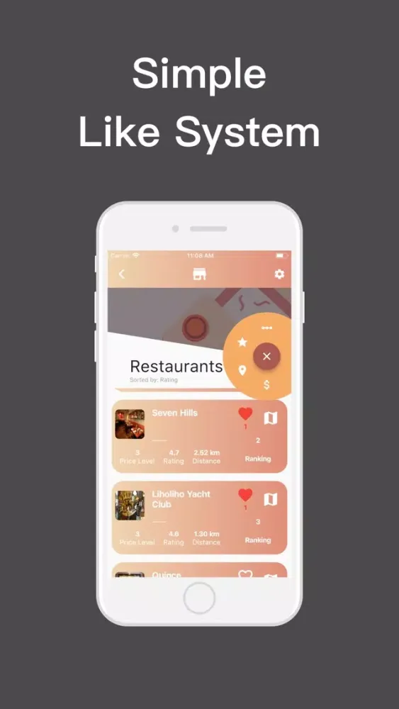 Nearby - Restaurant Finder Screenshots