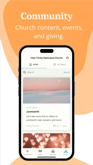 Tangkapan layar Faith Forward