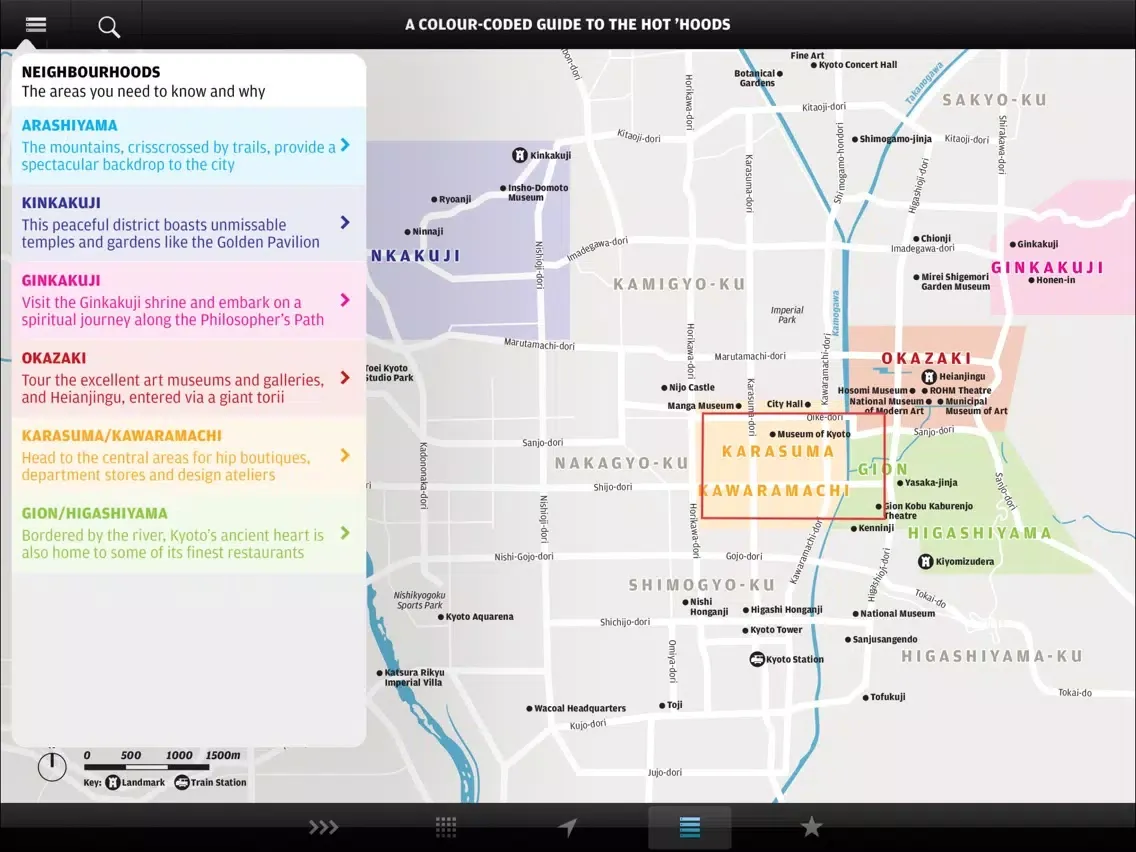 Kyoto: Wallpaper* City Guide iPad  Screenshots