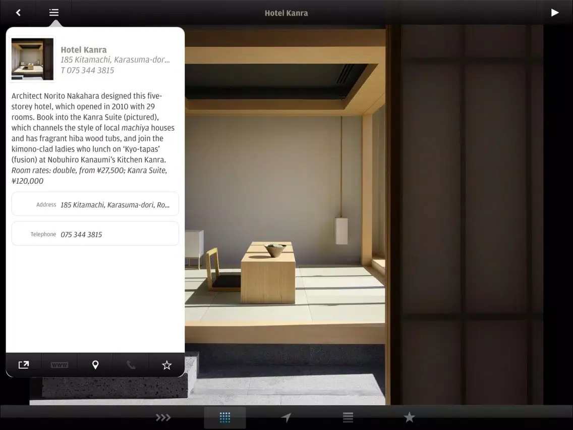 Kyoto: Wallpaper* City Guide iPad  Screenshots