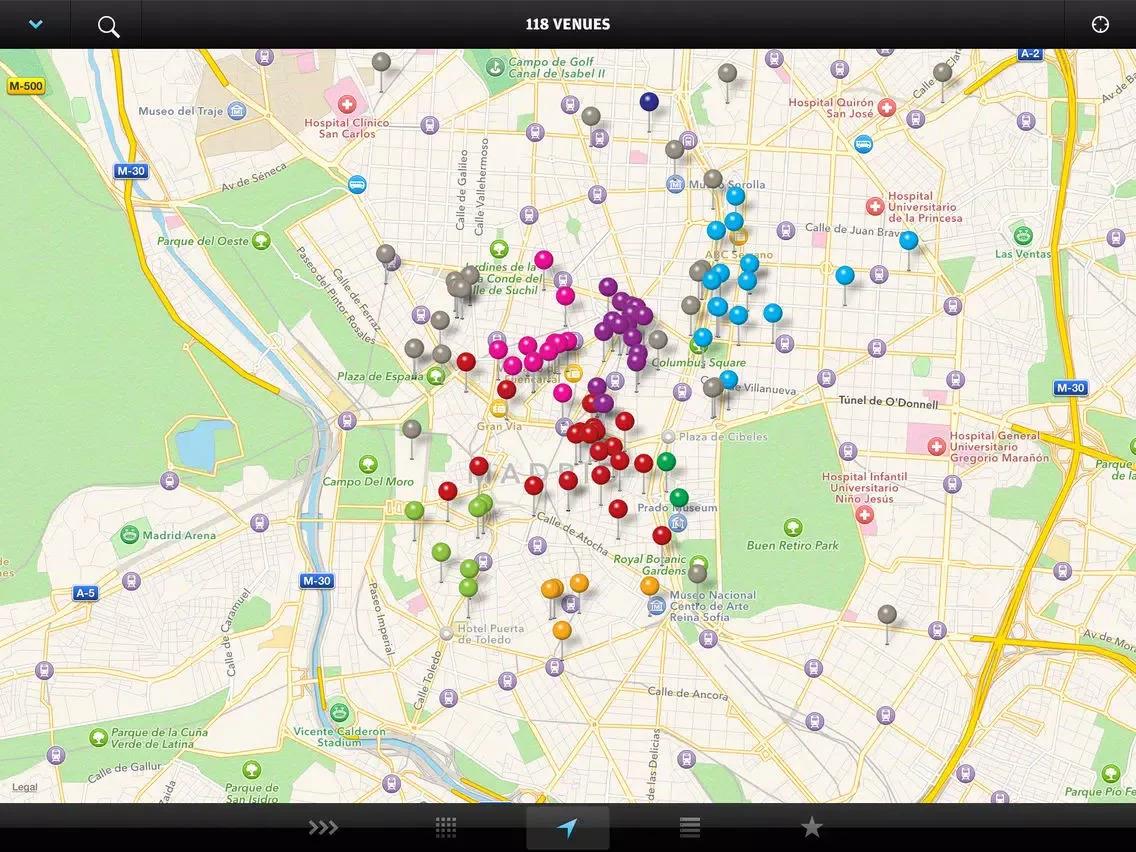 Ảnh chụp màn hình của Madrid: Wallpaper* City Guide iPad 