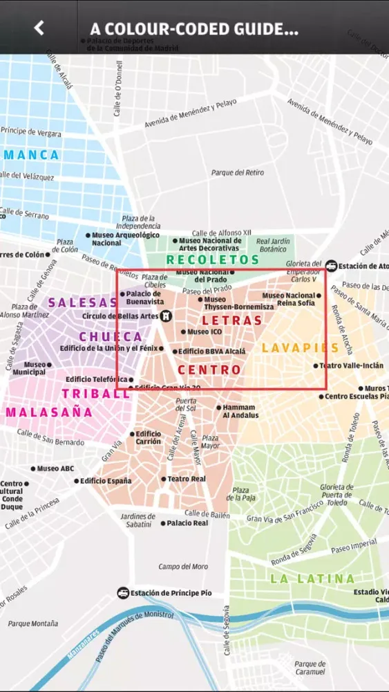 Ảnh chụp màn hình của Madrid: Wallpaper* City Guide
