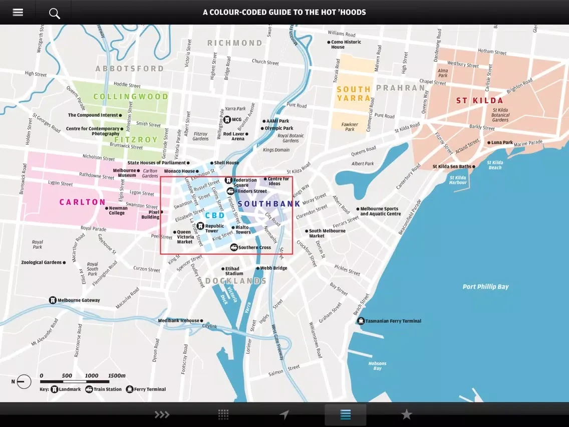 Capturas de tela do Melbourne: Wallpaper* City Guide iPad 