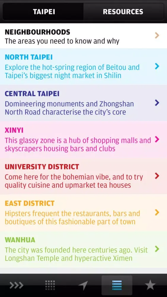 Zrzuty ekranu Taipei: Wallpaper* City Guide