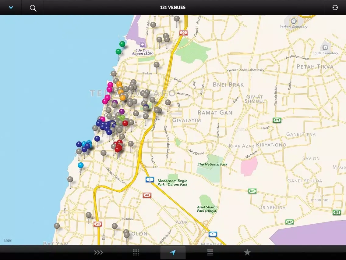 Ảnh chụp màn hình của Tel Aviv: Wallpaper* City Guide iPad 