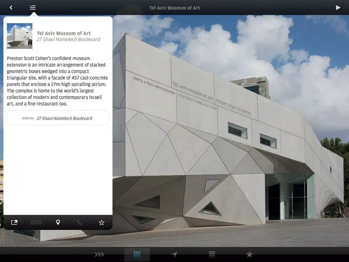 Ảnh chụp màn hình của Tel Aviv: Wallpaper* City Guide iPad 