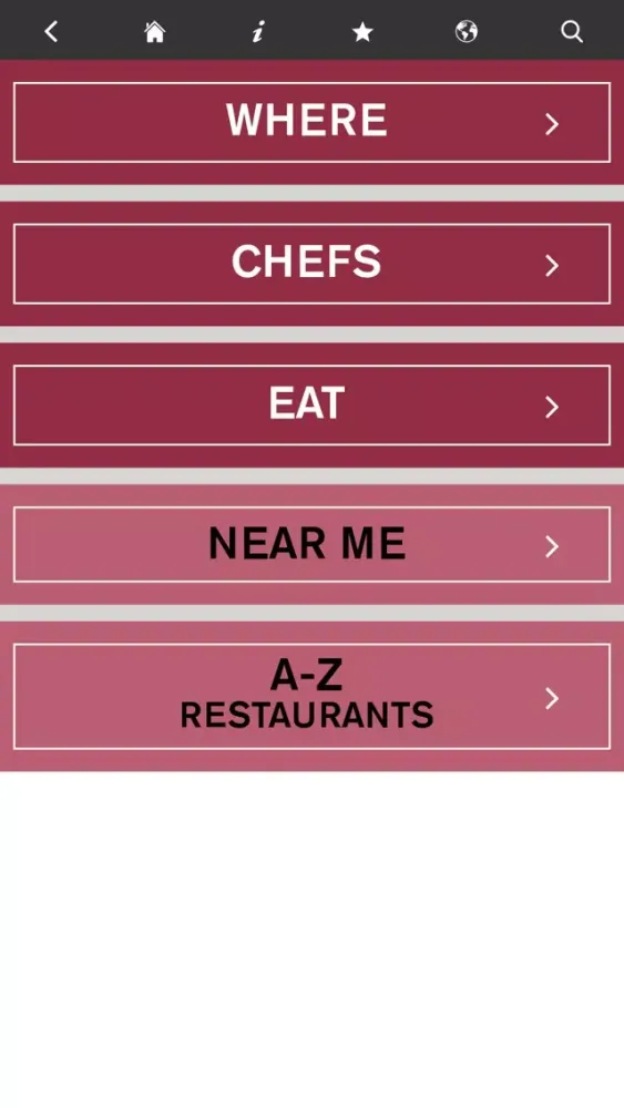 Ảnh chụp màn hình của Where Chefs Eat