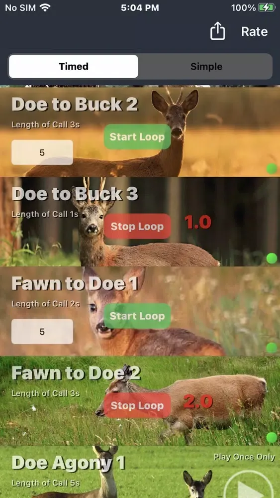 ภาพหน้าจอของ Roe Deer Calls