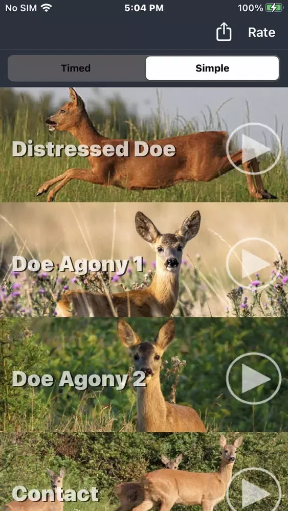 ภาพหน้าจอของ Roe Deer Calls