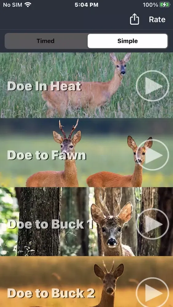 ภาพหน้าจอของ Roe Deer Calls