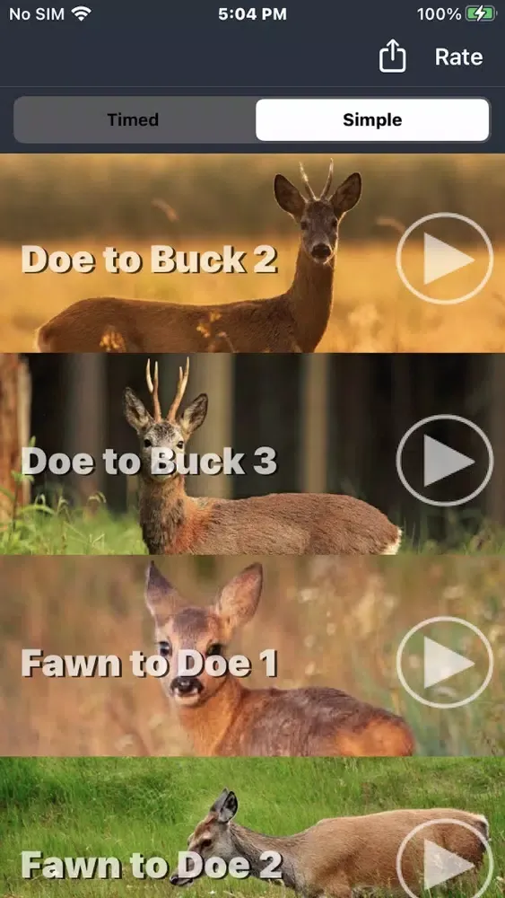ภาพหน้าจอของ Roe Deer Calls