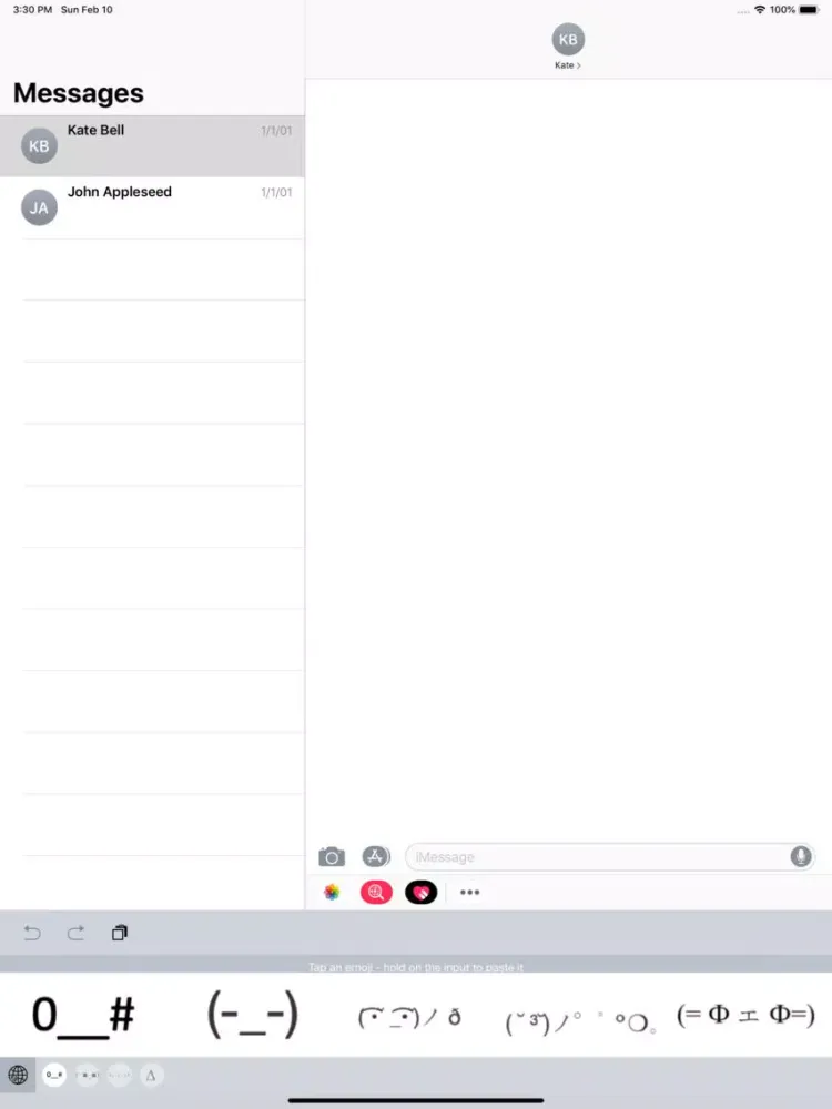 UniKao-Unicode and Emoticon iPad  Screenshots