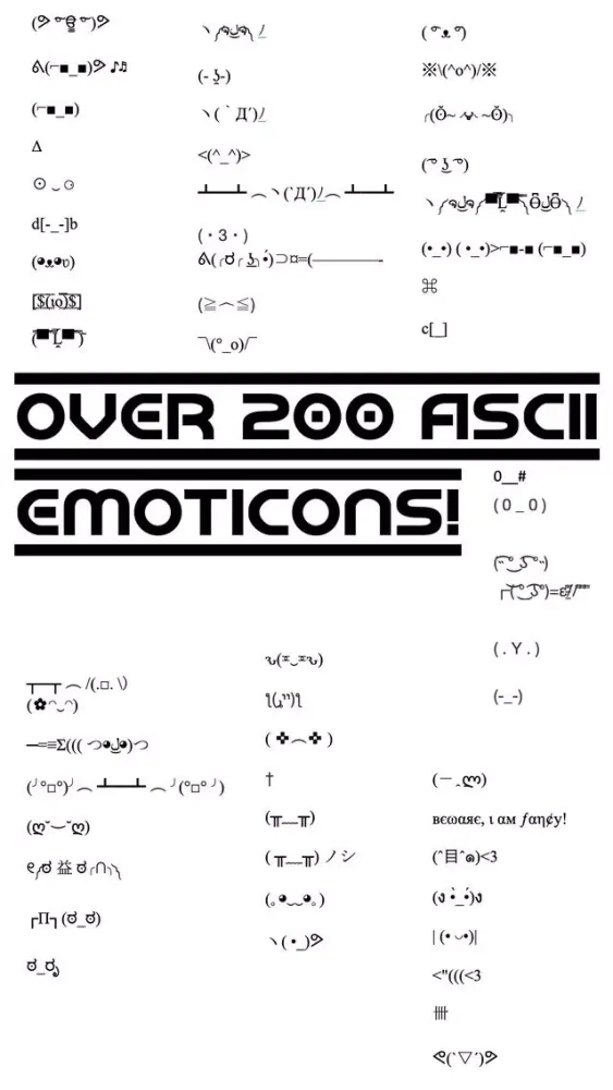 UniKao-Unicode and Emoticon Screenshots