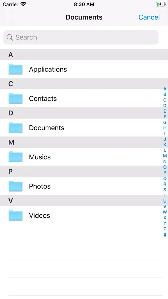 Captures d'écran de WiFi File Transfer Pro™