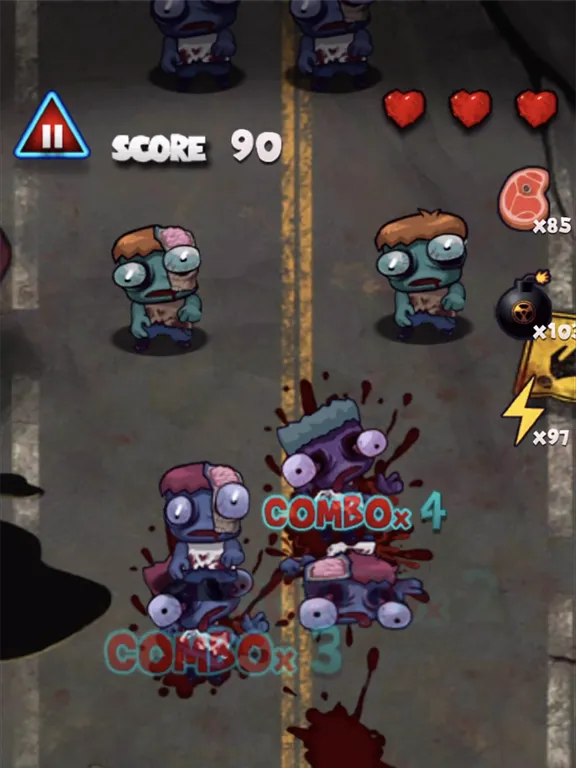 Capturas de tela do Zombie Smasher Puzzle iPad 