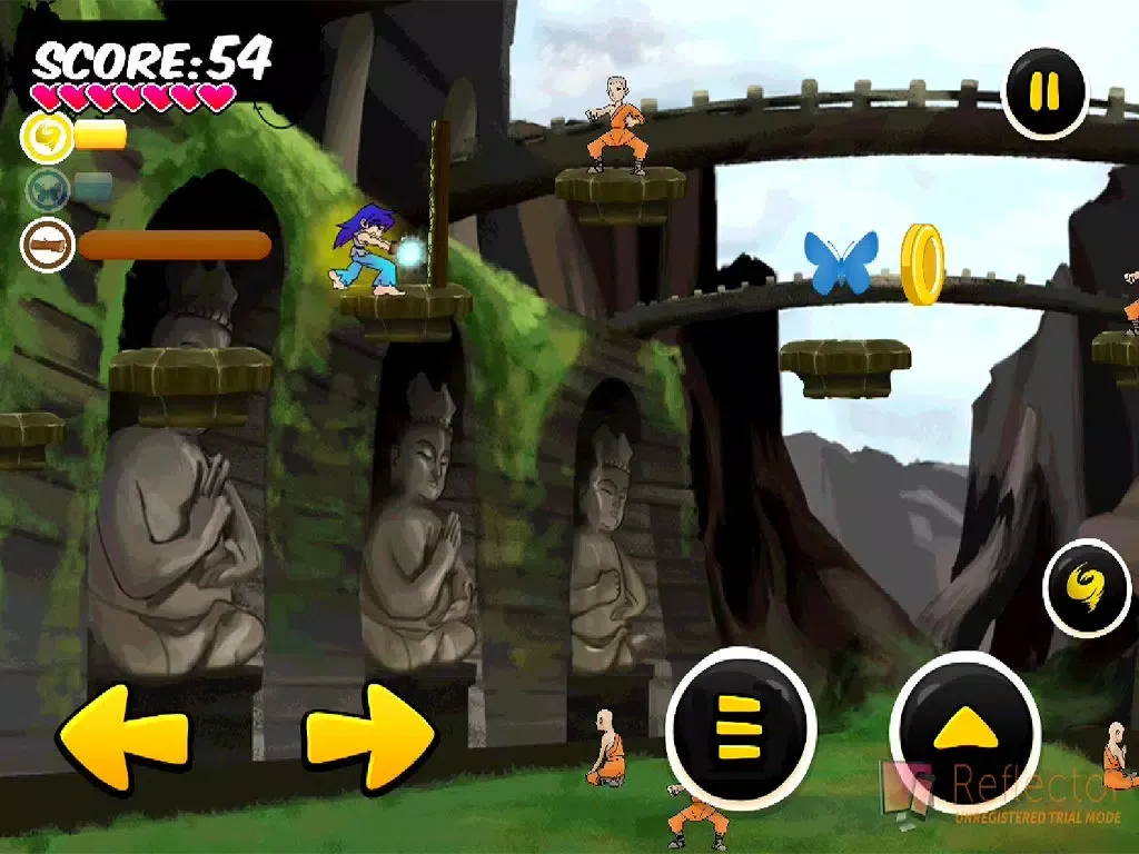 Ảnh chụp màn hình của Wushu Kung Fu Stick Craft Runner iPad 