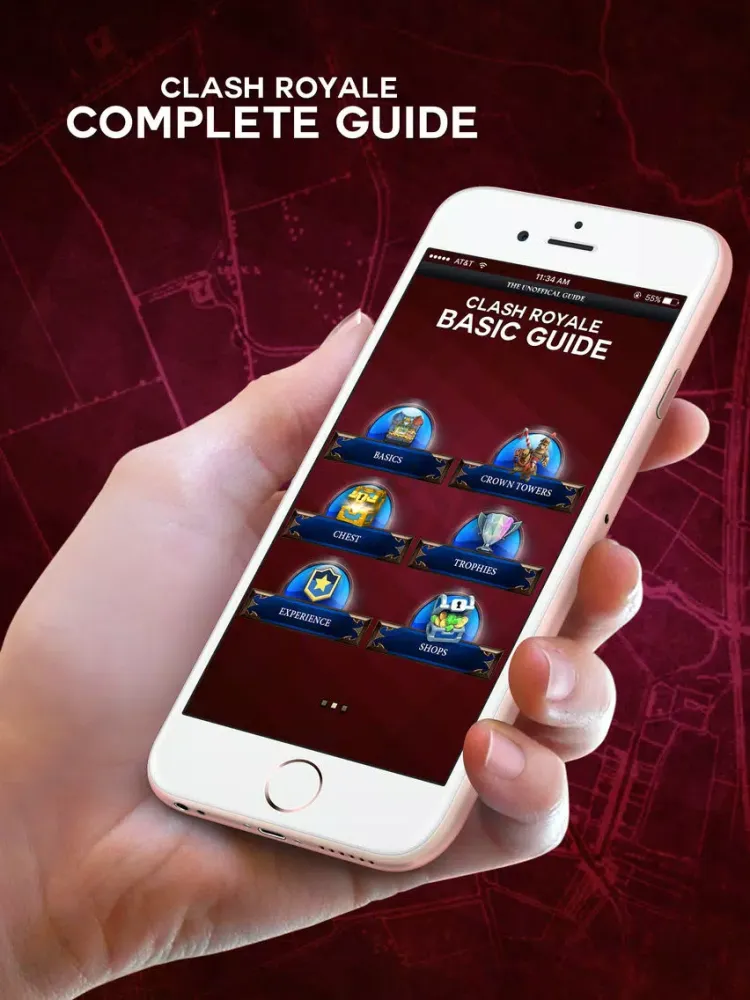 Capturas de tela do Guide - Tips, Walkthroughs and Update daily for Clash Royale Game iPad 