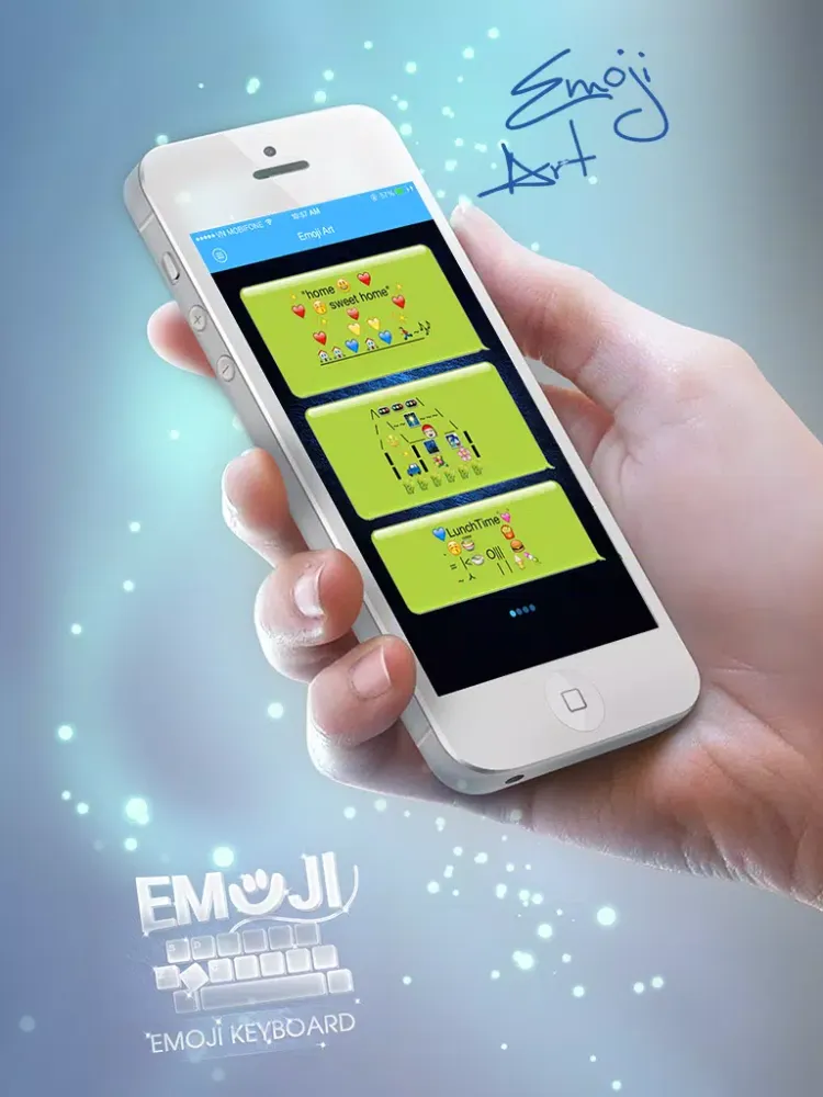 Zrzuty ekranu Easy Emoji Keyboard - NEW Static & Animated Emojis Free iPad 