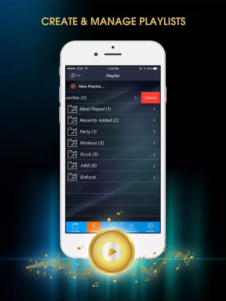 Capturas de tela do LiveMusic Offline Free - Cloud Music Player iPad 