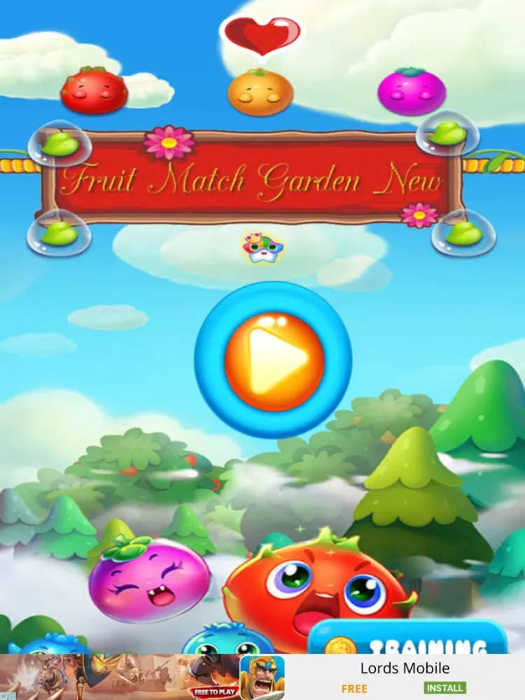 Fruit Match Garden New iPad  Ekran Görüntüleri