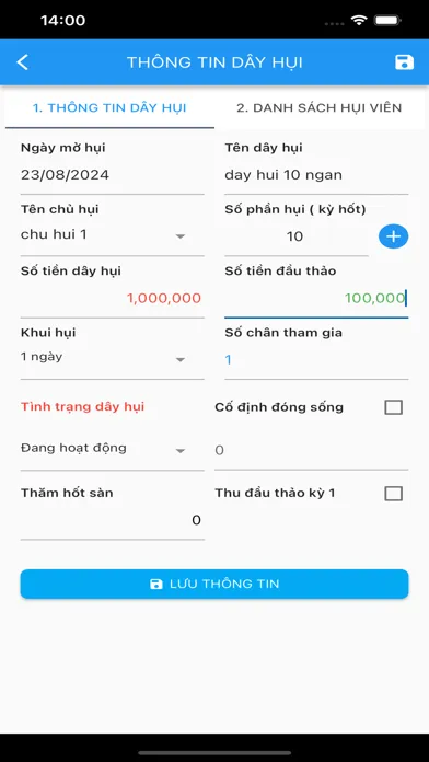 Sổ Hụi 4.0 स्क्रीनशॉट