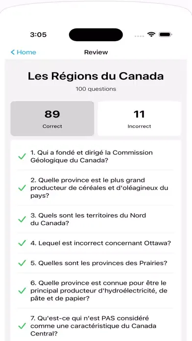 ภาพหน้าจอของ Citoyenneté Canadienne