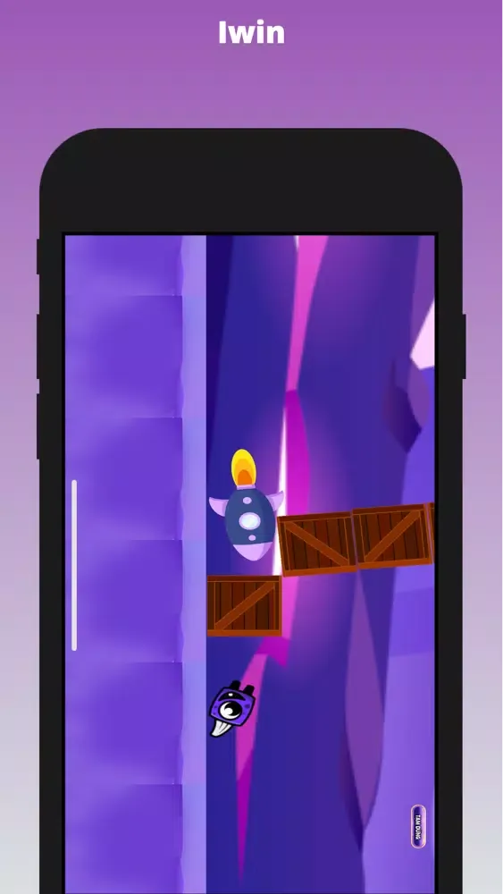 Tangkapan skrin Iwin Angry Rocket