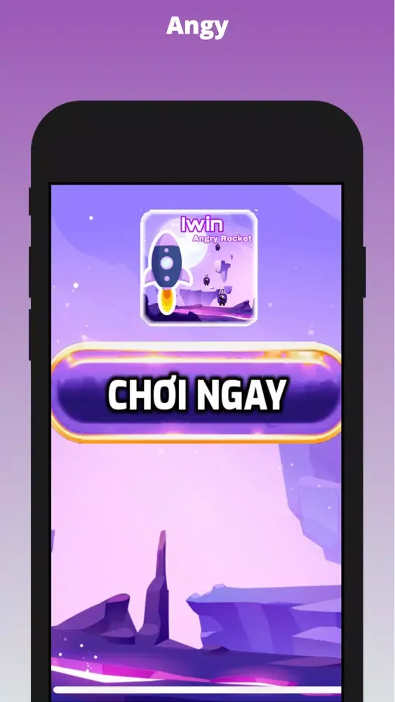 Tangkapan skrin Iwin Angry Rocket
