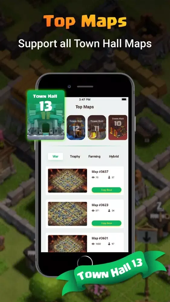 Screenshot di Maps for COC