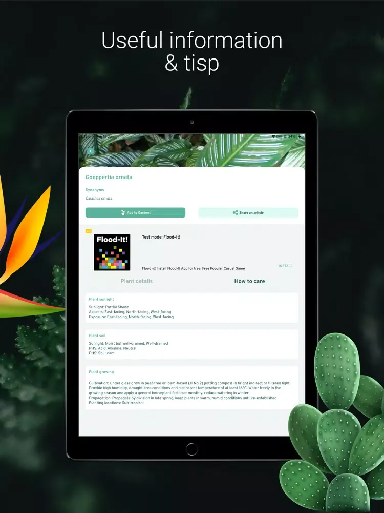 Capturas de tela do PlantZ - Plant Identification iPad 