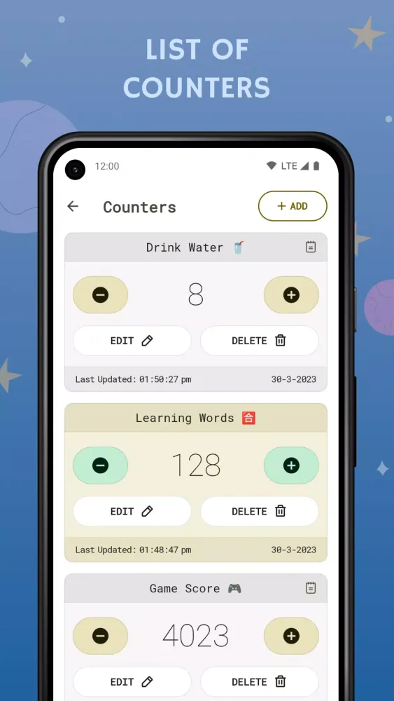 Click Counter Screenshots
