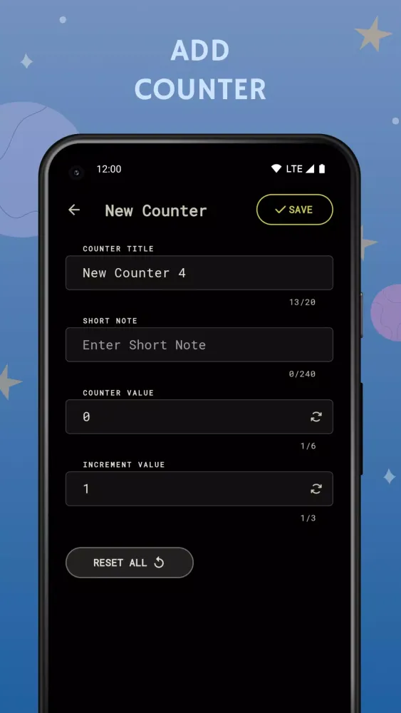 Click Counter Screenshots