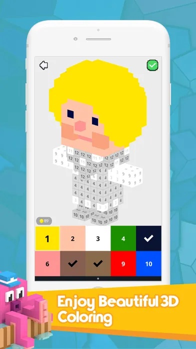 3D Color By Number Voxels سکرین شاٹس