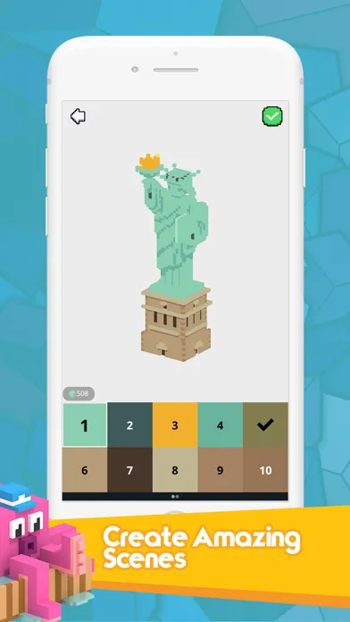 3D Color By Number Voxels سکرین شاٹس