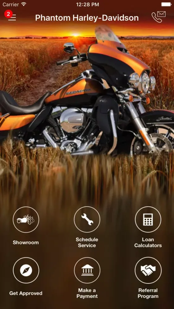 ภาพหน้าจอของ Phantom Harley-Davidson