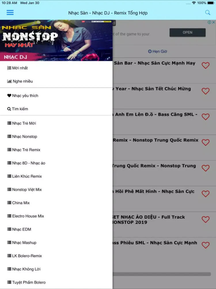 Nhac San - Nhac DJ - Remix iPad  Ekran Görüntüleri