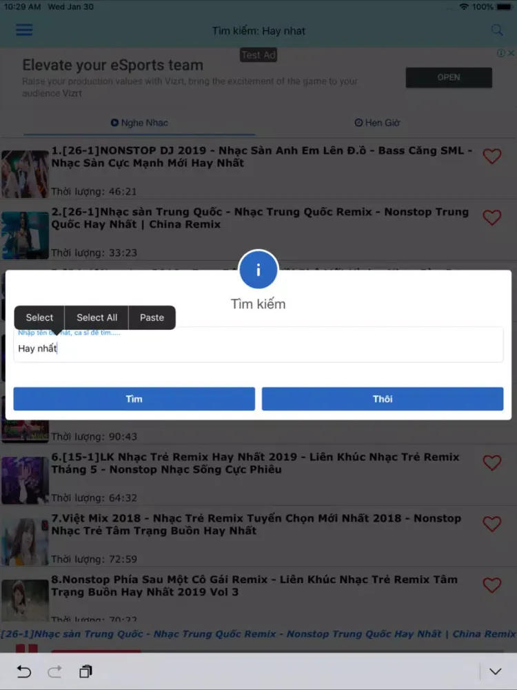 Nhac San - Nhac DJ - Remix iPad  Ekran Görüntüleri