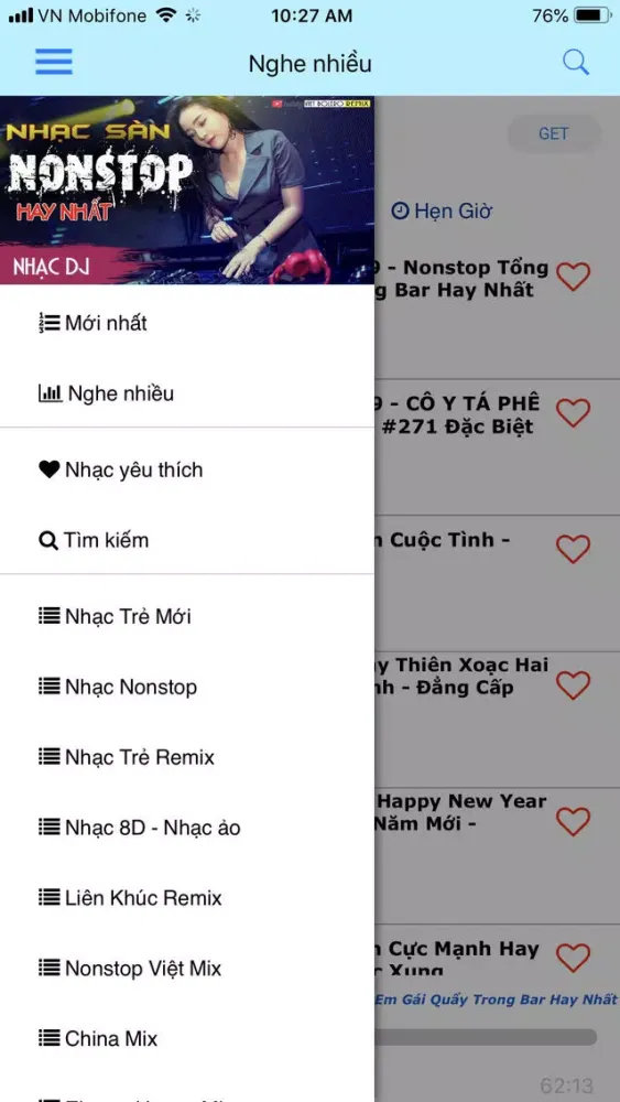 Nhac San - Nhac DJ - Remix Ekran Görüntüleri