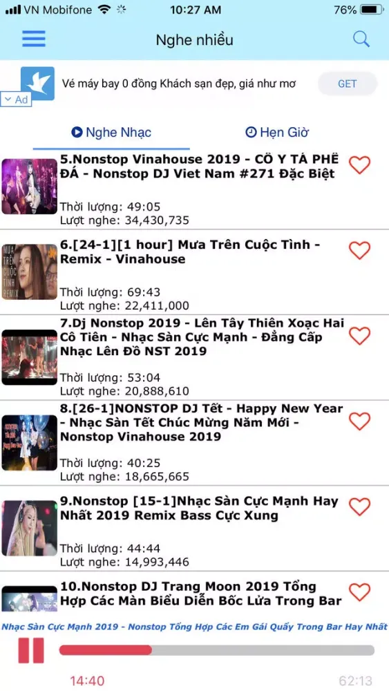 Nhac San - Nhac DJ - Remix Ekran Görüntüleri