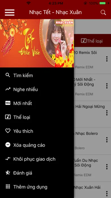 Tangkapan skrin Nhac Xuan - Nhac Tet Hay Nhat
