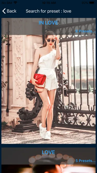 Tangkapan layar Lightroom Presets - PrettyDNG